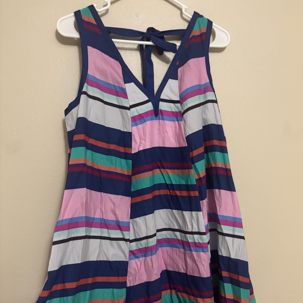 Anthropologie Vibrant Striped Dress